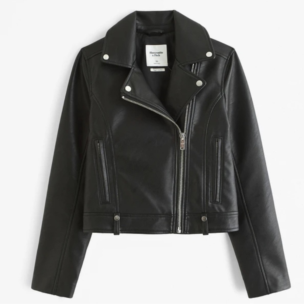 Abercrombie & Fitch Vegan Leather Jacket